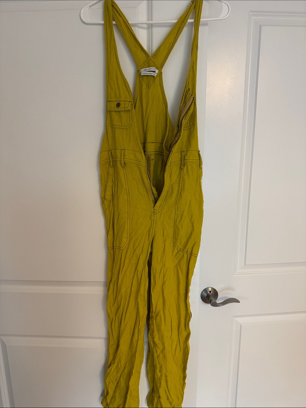 Urban Outfitters Mustard Yellow Utility Jumpsuit